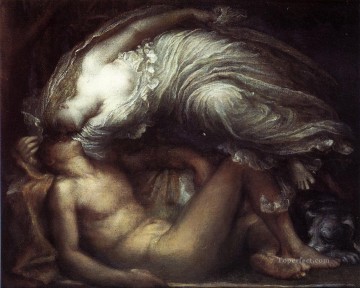 George Frederic Watts Painting - Endymion symbolist George Frederic Watts